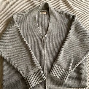 James Street Co. cotton sweater in steel